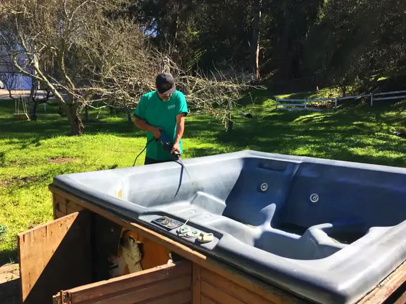 hot tub removal